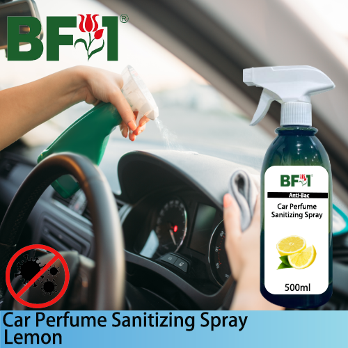 Car Perfume Sanitizing Spray - Lemon - 500ml