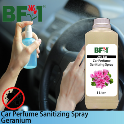 Car Perfume Sanitizing Spray - Geranium - 1L