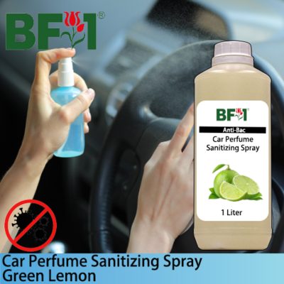 Car Perfume Sanitizing Spray - Lemon - Green Lemon - 1L