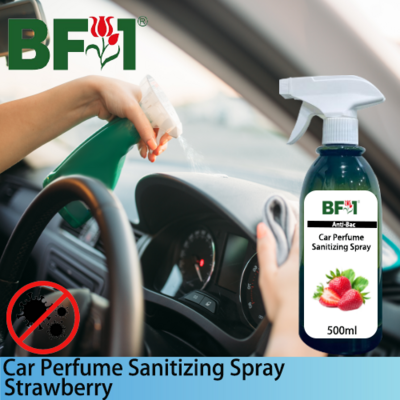 Car Perfume Sanitizing Spray - Strawberry - 500ml
