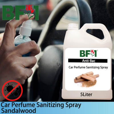 Car Perfume Sanitizing Spray - Sandalwood - 5L