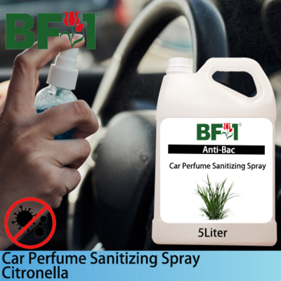 Car Perfume Sanitizing Spray - Citronella - 5L