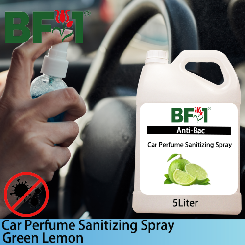 Car Perfume Sanitizing Spray - Lemon - Green Lemon - 5L