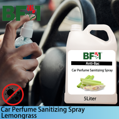Car Perfume Sanitizing Spray - Lemongrass - 5L
