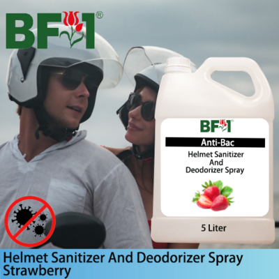 Helmet Sanitizer And Deodorizer Spray - Strawberry - 5L