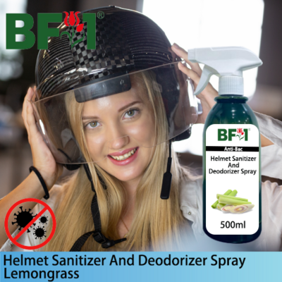 Helmet Sanitizer And Deodorizer Spray - Lemongrass - 500ml