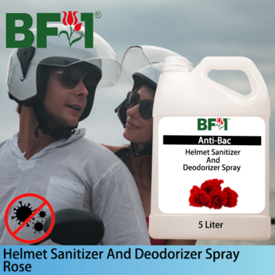 Helmet Sanitizer And Deodorizer Spray - Rose - 5L