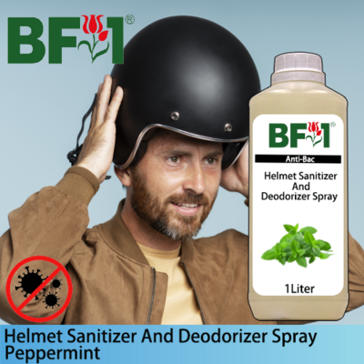 Helmet Sanitizer And Deodorizer Spray - mint - Peppermint - 1L