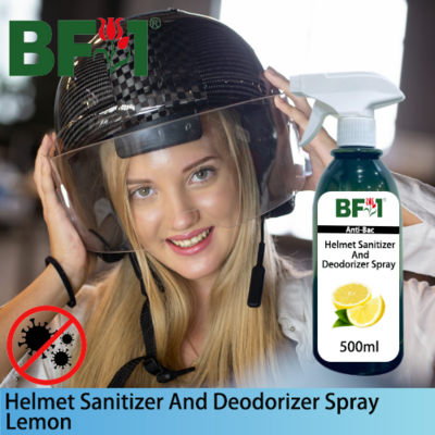 Helmet Sanitizer And Deodorizer Spray - Lemon - 500ml