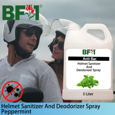 Helmet Sanitizer And Deodorizer Spray - mint - Peppermint - 5L