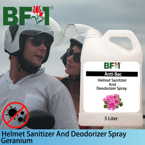 Helmet Sanitizer And Deodorizer Spray - Geranium - 5L