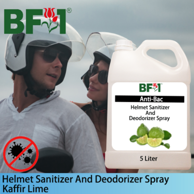 Helmet Sanitizer And Deodorizer Spray - lime - Kaffir Lime - 5L