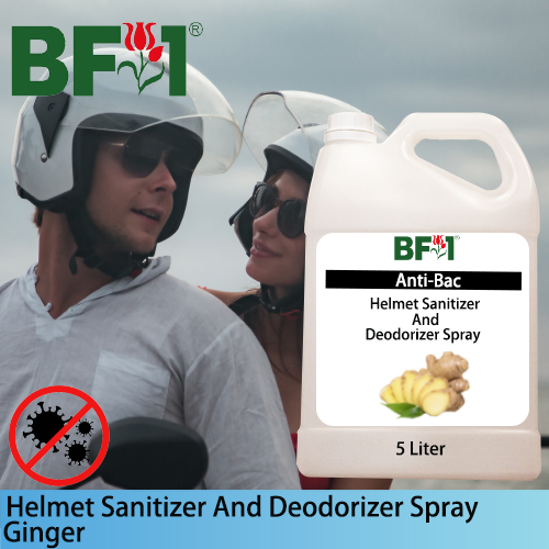 Helmet Sanitizer And Deodorizer Spray -  Ginger - 5L