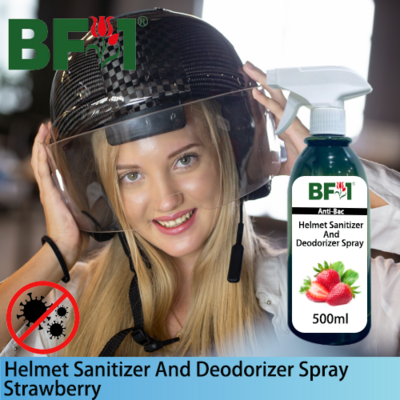 Helmet Sanitizer And Deodorizer Spray - Strawberry - 500ml
