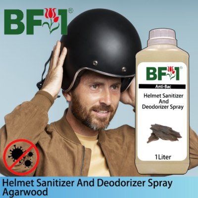 Helmet Sanitizer And Deodorizer Spray - Agarwood - 1L