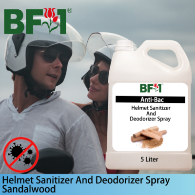 Helmet Sanitizer And Deodorizer Spray - Sandalwood - 5L