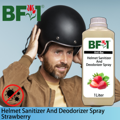 Helmet Sanitizer And Deodorizer Spray - Strawberry - 1L