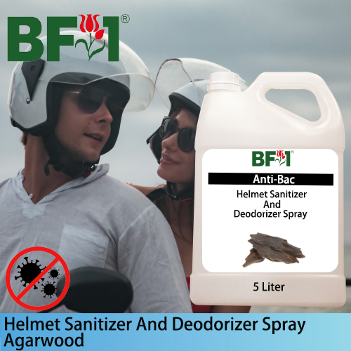 Helmet Sanitizer And Deodorizer Spray - Agarwood - 5L