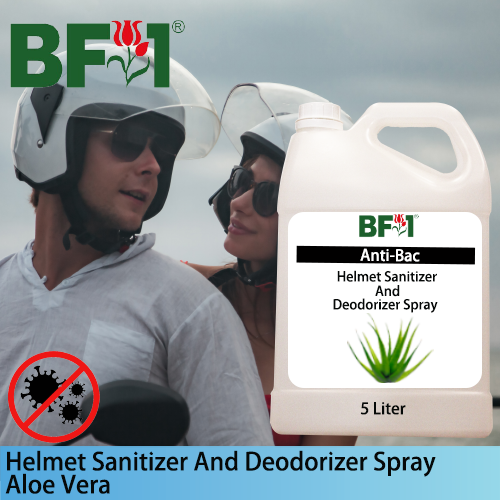 Helmet Sanitizer And Deodorizer Spray - Aloe Vera - 5L
