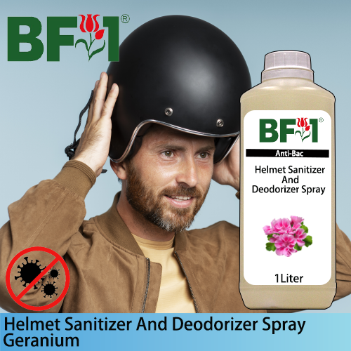 Helmet Sanitizer And Deodorizer Spray - Geranium - 1L