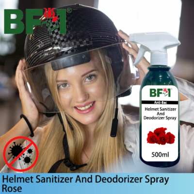 Helmet Sanitizer And Deodorizer Spray - Rose - 500ml