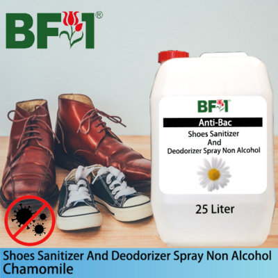 Anti-Bac Shoes Sanitizer and Deodorizer Spray (ABSSD) - Non Alcohol with Chamomile - 25L