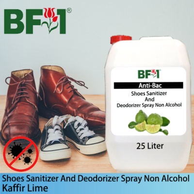 Anti-Bac Shoes Sanitizer and Deodorizer Spray (ABSSD) - Non Alcohol with lime - Kaffir Lime - 25L