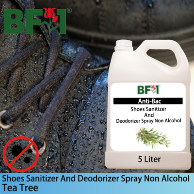 Anti-Bac Shoes Sanitizer and Deodorizer Spray (ABSSD) - Non Alcohol with Tea Tree - 5L