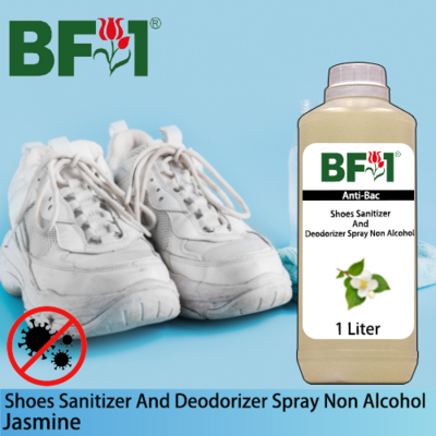 Anti-Bac Shoes Sanitizer and Deodorizer Spray (ABSSD) - Non Alcohol with Jasmine - 1L