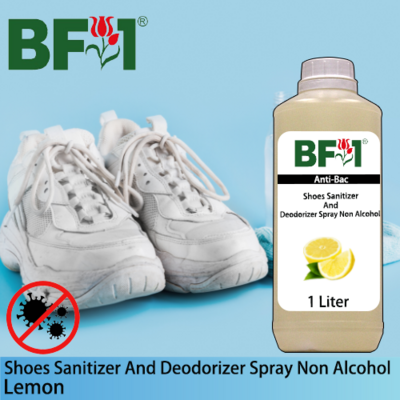 Anti-Bac Shoes Sanitizer and Deodorizer Spray (ABSSD) - Non Alcohol with Lemon - 1L