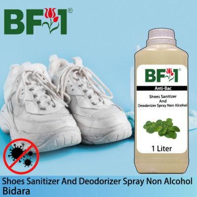 Anti-Bac Shoes Sanitizer and Deodorizer Spray (ABSSD) - Non Alcohol with Bidara - 1L