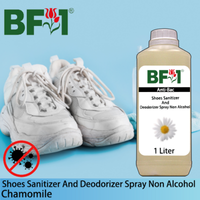 Anti-Bac Shoes Sanitizer and Deodorizer Spray (ABSSD) - Non Alcohol with Chamomile - 1L