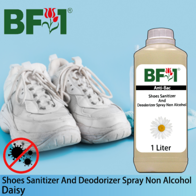 Anti-Bac Shoes Sanitizer and Deodorizer Spray (ABSSD) - Non Alcohol with Daisy - 1L
