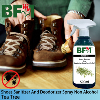 Anti-Bac Shoes Sanitizer and Deodorizer Spray (ABSSD) - Non Alcohol with Tea Tree - 500ml
