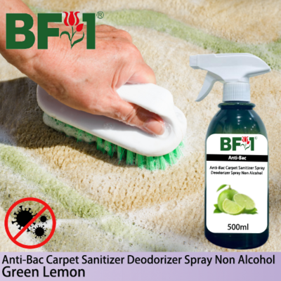 Carpet Sanitizer Deodorizer Spray - Lemon - Green Lemon - 500ml