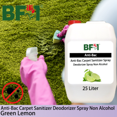 Carpet Sanitizer Deodorizer Spray - Lemon - Green Lemon - 25L