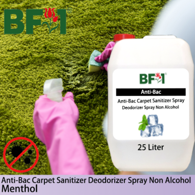 Carpet Sanitizer Deodorizer Spray - Menthol - 25L