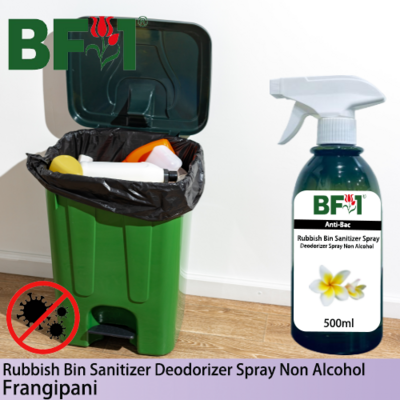 (ABRBSD) Frangipani Anti-Bac Rubbish Bin Sanitizer Deodorizer Spray - Non Alcohol - 500ml