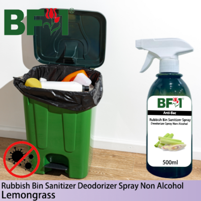 (ABRBSD) Lemongrass Anti-Bac Rubbish Bin Sanitizer Deodorizer Spray - Non Alcohol - 500ml