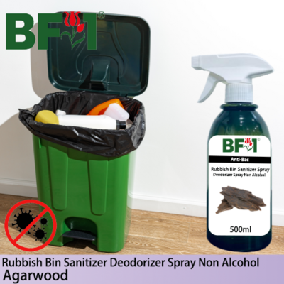 (ABRBSD) Agarwood Anti-Bac Rubbish Bin Sanitizer Deodorizer Spray - Non Alcohol - 500ml