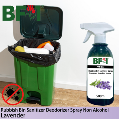 (ABRBSD) Lavender Anti-Bac Rubbish Bin Sanitizer Deodorizer Spray - Non Alcohol - 500ml