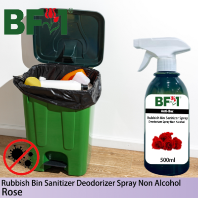 (ABRBSD) Rose Anti-Bac Rubbish Bin Sanitizer Deodorizer Spray - Non Alcohol - 500ml