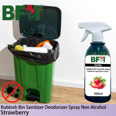 (ABRBSD) Strawberry Anti-Bac Rubbish Bin Sanitizer Deodorizer Spray - Non Alcohol - 500ml
