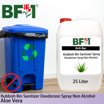 (ABRBSD) Aloe Vera Anti-Bac Rubbish Bin Sanitizer Deodorizer Spray - Non Alcohol - 25L