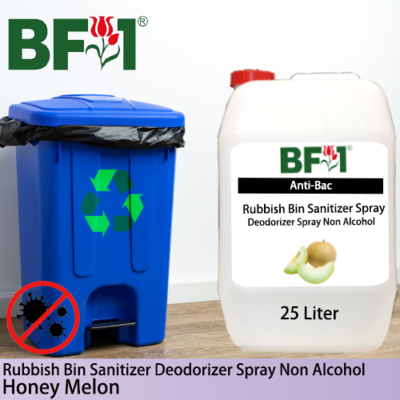 (ABRBSD) Honey Melon Anti-Bac Rubbish Bin Sanitizer Deodorizer Spray - Non Alcohol - 25L