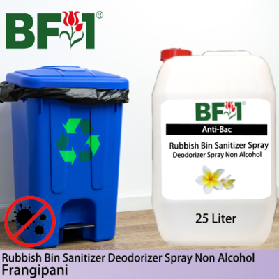 (ABRBSD) Frangipani Anti-Bac Rubbish Bin Sanitizer Deodorizer Spray - Non Alcohol - 25L
