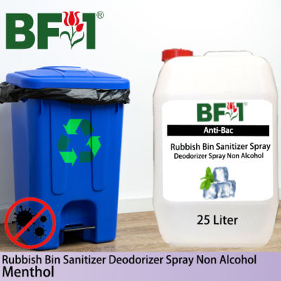 (ABRBSD) Menthol Anti-Bac Rubbish Bin Sanitizer Deodorizer Spray - Non Alcohol - 25L