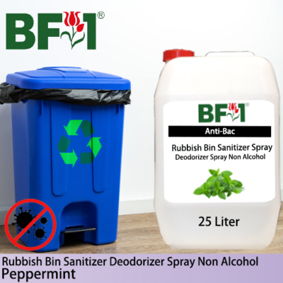(ABRBSD) mint - Peppermint Anti-Bac Rubbish Bin Sanitizer Deodorizer Spray - Non Alcohol - 25L