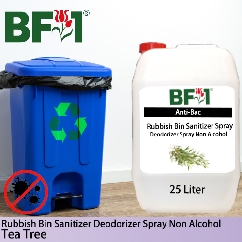 (ABRBSD) Tea Tree Anti-Bac Rubbish Bin Sanitizer Deodorizer Spray - Non Alcohol - 25L