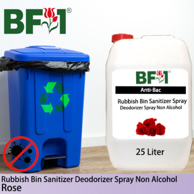 (ABRBSD) Rose Anti-Bac Rubbish Bin Sanitizer Deodorizer Spray - Non Alcohol - 25L